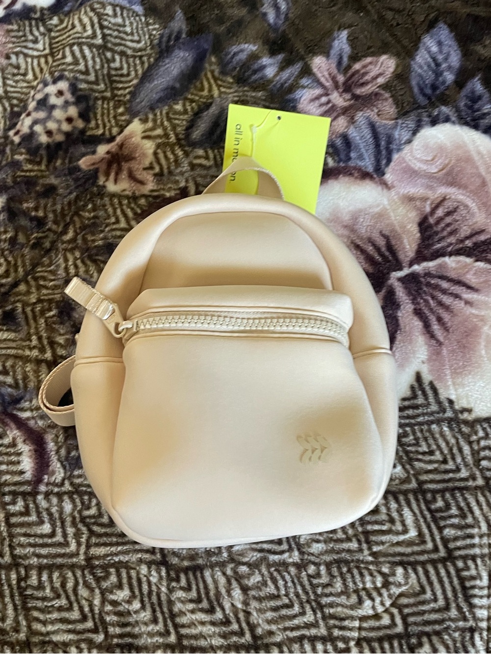 Small Backpack All In Motion Cream Crossbody Bag
